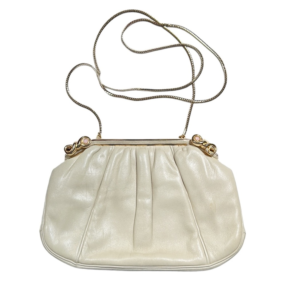 Judith Lieber Vintage Leather Clutch